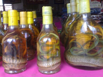 Laotian Snake Whiskey