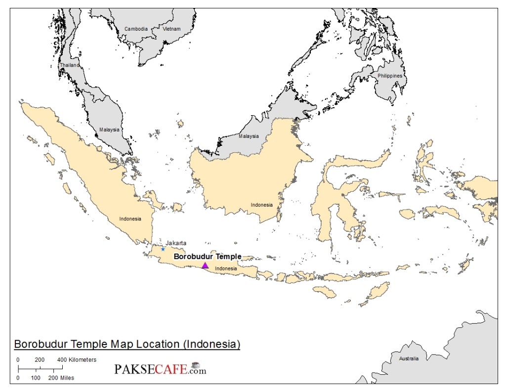  Borobudur Temple Indonesia Map Location