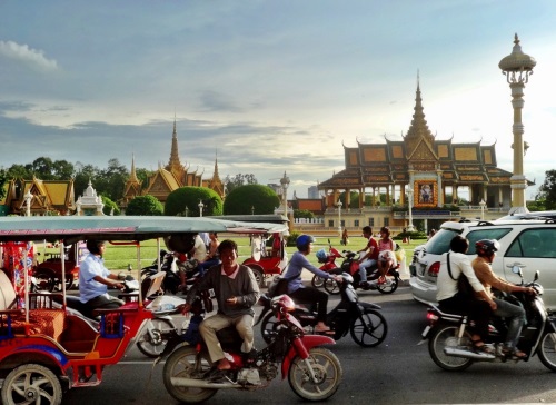 Motorbiking in Thailand.