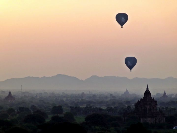 Sunrise in Bagan Myanmar