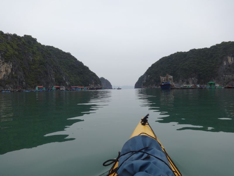 Kayaking in Cat Ba Vietnam