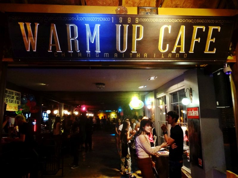 Warm Up Cafe -- a very popular bar Nimman Chiang Mai
