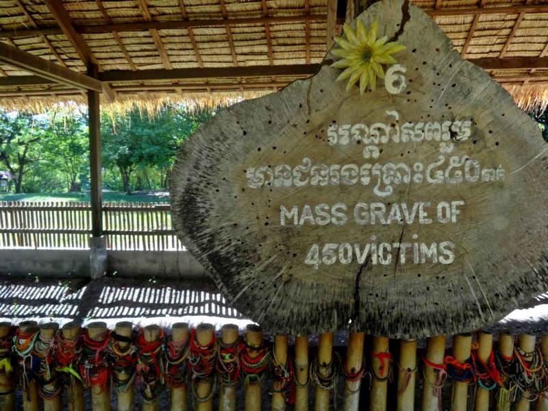 A mass grave, Killing Fields