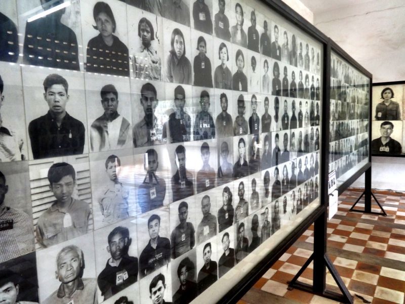 Pictures at the school/prison near Cambodia Genocide Museaum