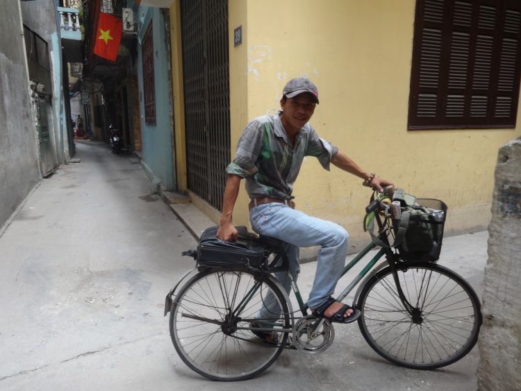 Biking in Hanoi