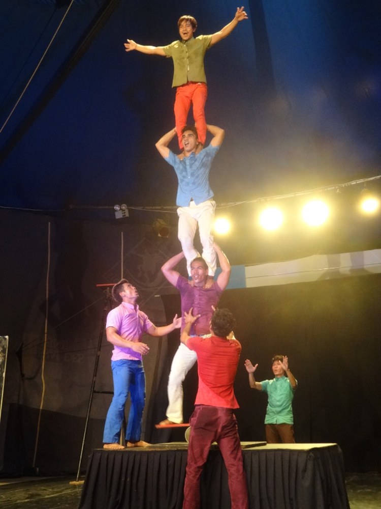 Circus in Battambang Cambodia
