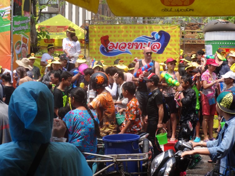 Songkran in April, Chiang Mai Thailand