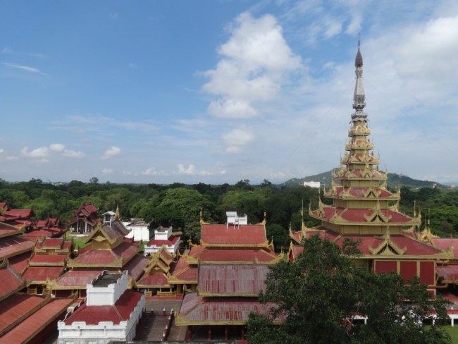 Palace in Mandalay, Myanmar