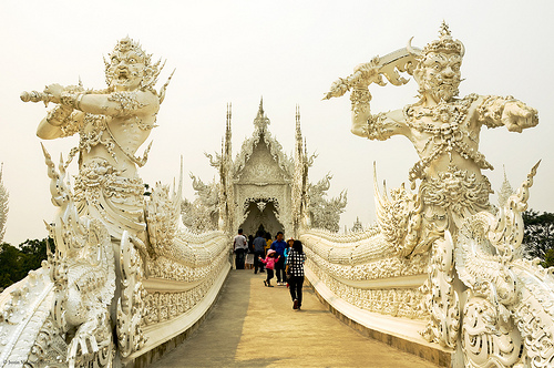 The White Temple, Chiang Rai, Thailand by justin_vidamo, on Flickr