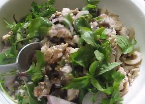Video of the Week: Lao Fish Minced Salad using fish from the Mekong River
