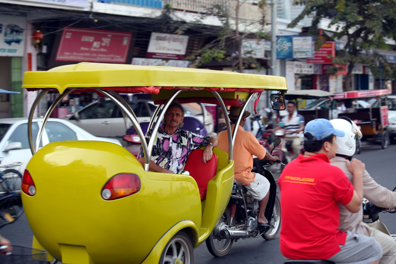 Cool looking Cambodian Tuk-Tuks